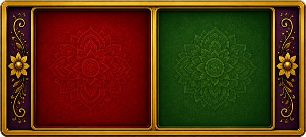 The shared Home tray, where finished coins from both players land